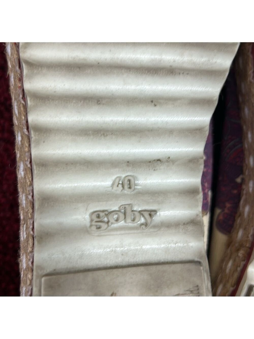 Goby Ganesha Elephant Canvas Slip on Espadrilles Size 40 - Picture 8 of 9